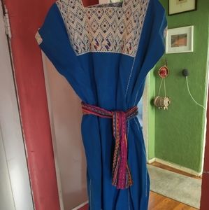 Handmade Guatemalan / Mexican dress XL - XXXL (belt not included)